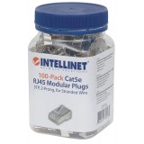 Confezione 100 plug Modulari RJ45 Cat.5E