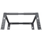 Open Frame Rack 19'' 4 Montanti 45U con profondit&agrave; regolabile
