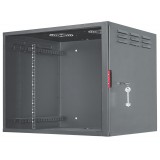 Armadio Rack 19'' a muro 6unit&agrave; con serratura di sicurezza
