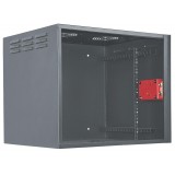 Armadio Rack 19'' a muro 6unit&agrave; con serratura di sicurezza 