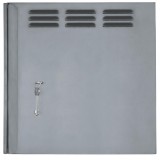 Armadio Rack 19'' a muro 6unit&agrave; con serratura di sicurezza 