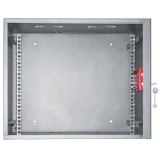 Armadio Rack 19'' a muro 6unit&agrave; con serratura di sicurezza 