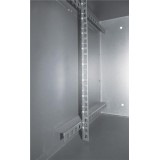 Armadio Rack 19'' a muro 9unit&agrave; con serratura di sicurezza