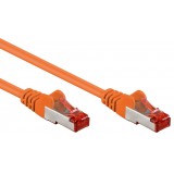Cavo di rete Patch in rame Cat. 6 Arancione SFTP LSZH 0,25m