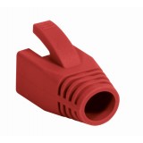 Copriconnettore per Plug RJ45 Cat.6 8mm Rosso