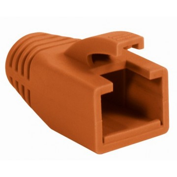 Copriconnettore per Plug RJ45 Cat.6 8mm Arancione