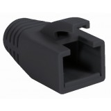 Copriconnettore per Plug RJ45 Cat.6 8mm Nero