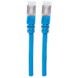 Cavo Patch Cat.7 Plug RJ45 6A S/FTP LSZH 0.25m Blu