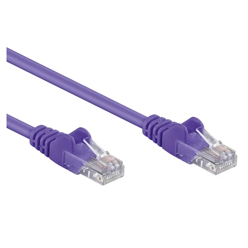 Cavo di rete Patch CCA Cat. 6 Viola UTP 1 m
