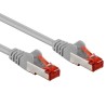 Cavo di rete Patch in rame Cat. 6 Grigio SFTP LSZH 0,25m