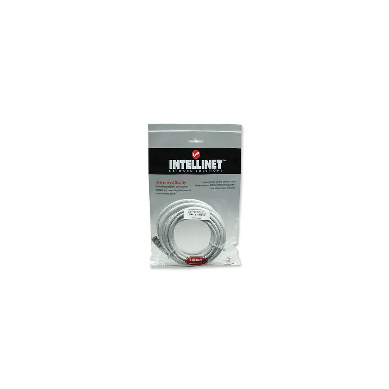 Cavo di rete Patch in Rame Cat. 6 Bianco UTP 1,5 m