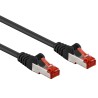 Cavo di rete Patch in rame Cat. 6 Nero SFTP LSZH 0,5m