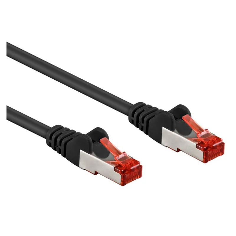 Cavo di rete Patch in rame Cat. 6 Nero SFTP LSZH 1,5m