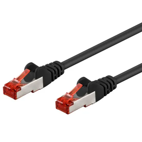 Cavo di rete Patch in rame Cat. 6 Nero SFTP LSZH 10m