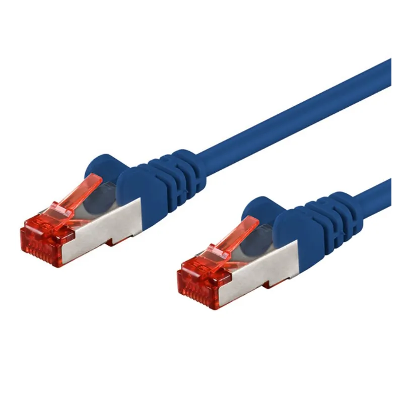 Cavo di rete Patch in rame Cat. 6 Blu SFTP LSZH 2m