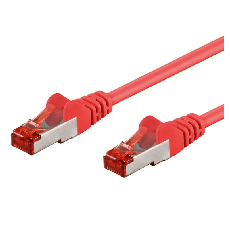 Cavo di rete Patch in rame Cat. 6 Rosso SFTP LSZH 2m