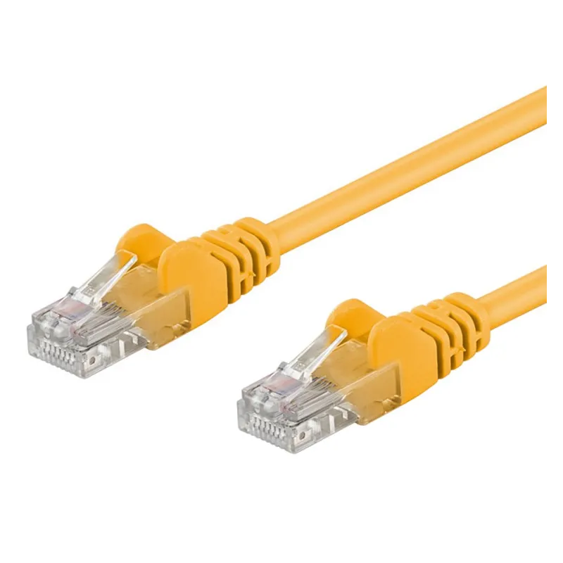 Cavo di rete Patch CCA Cat. 6 Giallo UTP 3 m