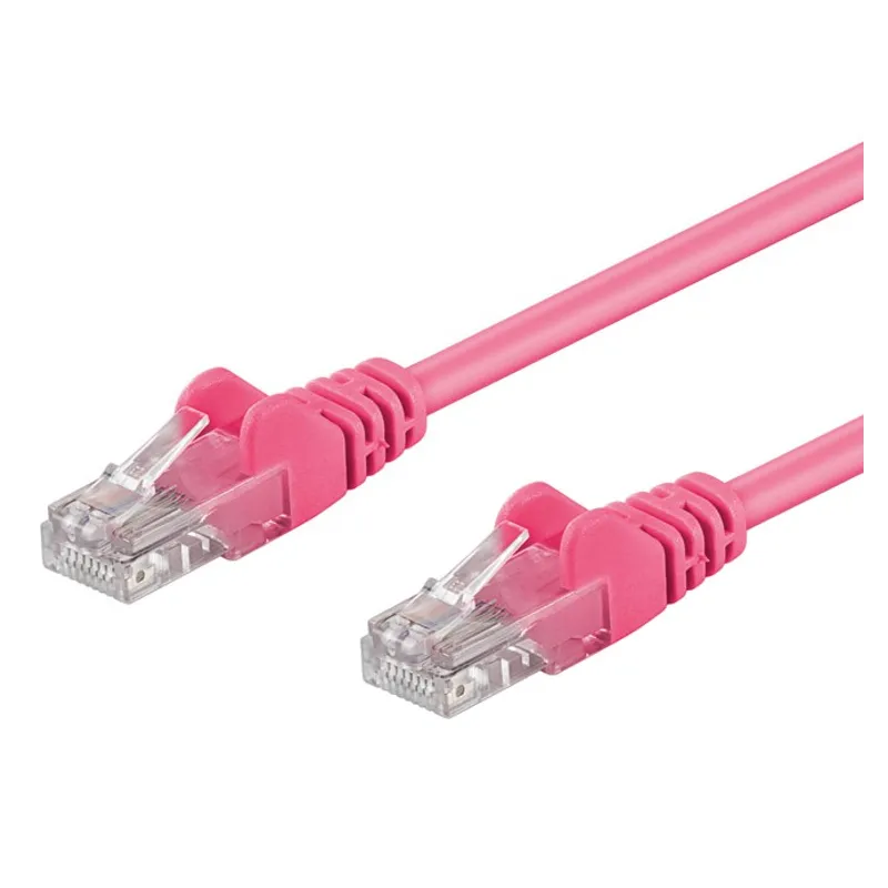 Cavo di rete Patch CCA Cat. 6 Rosa UTP 3 m