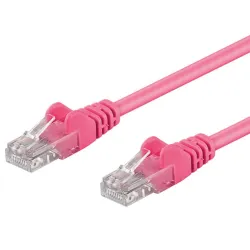 Cavo di rete Patch CCA Cat. 6 Rosa UTP 5 m