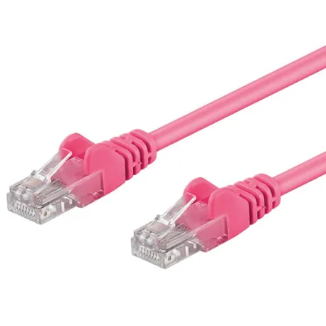 Cavo di rete Patch CCA Cat. 6 Rosa UTP 5 m