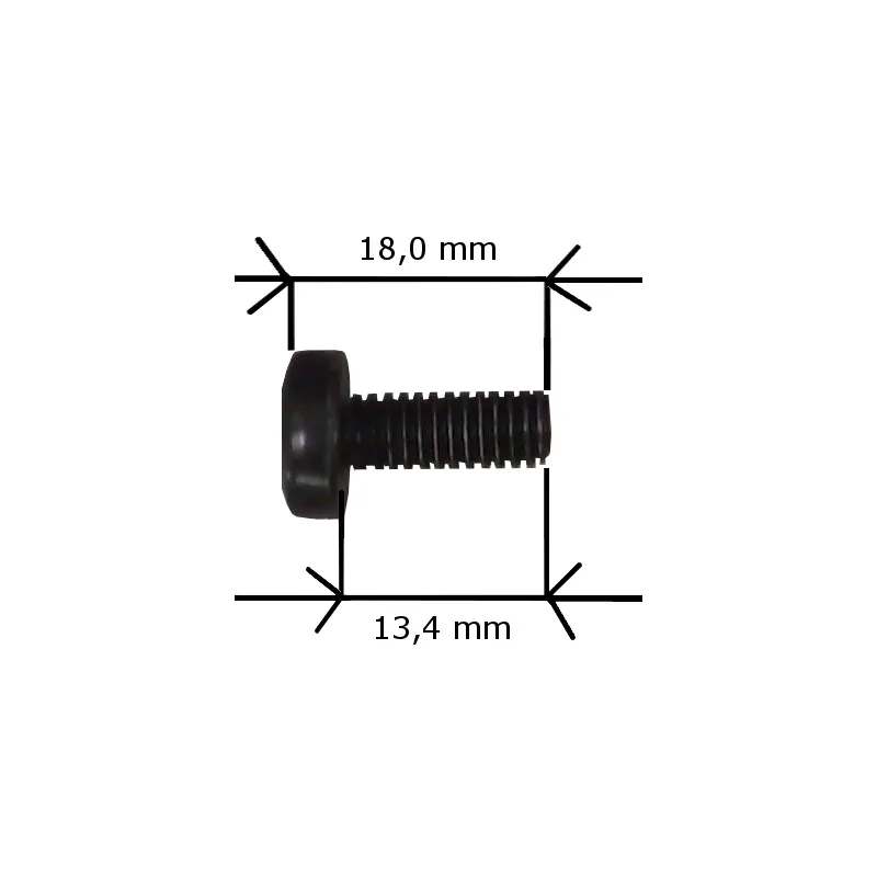 Kit Set 4 Viti 4 Dadi e 4 Rondelle per Montaggio Rack Nero