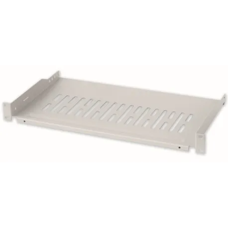 Mensola per Rack 19'' 250 mm 1U Grigia 2 punti 
