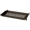 Mensola per Rack 19'' 250 mm 1U Nera 2 punti
