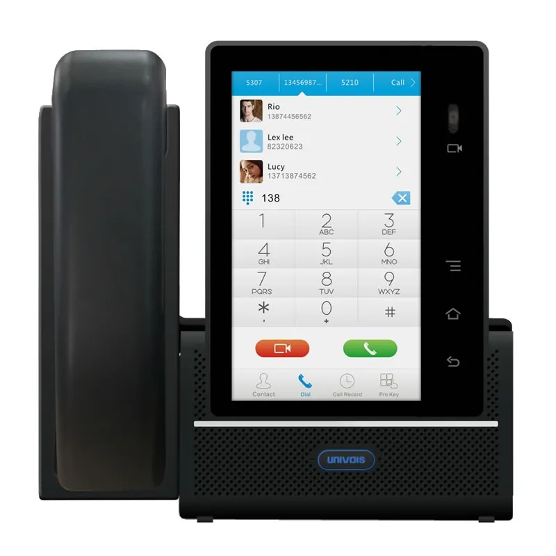 Univois U8S videotelefono IP touch 80 tasti bluetooth