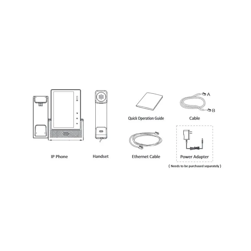 Univois U8S videotelefono IP touch 80 tasti bluetooth