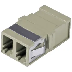 Adattatore a Bussola Keystone LC Duplex Multimodale Beige
