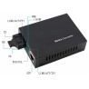Convertitore RJ45 / SC Gigabit Monomodale