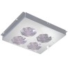 Gruppo di 4 Ventole a Soffitto Senza Termostato per Rack 19'' Grigio
