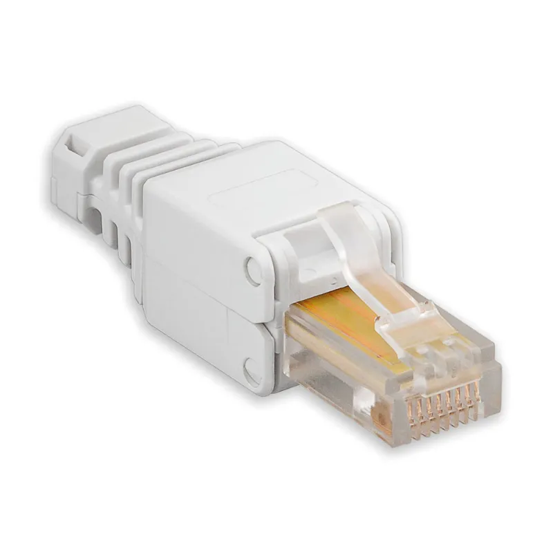  Plug Cat. 5/6 RJ45 Tooless con Copriconnettore