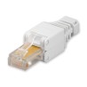  Plug Cat. 5/6 RJ45 Tooless con Copriconnettore