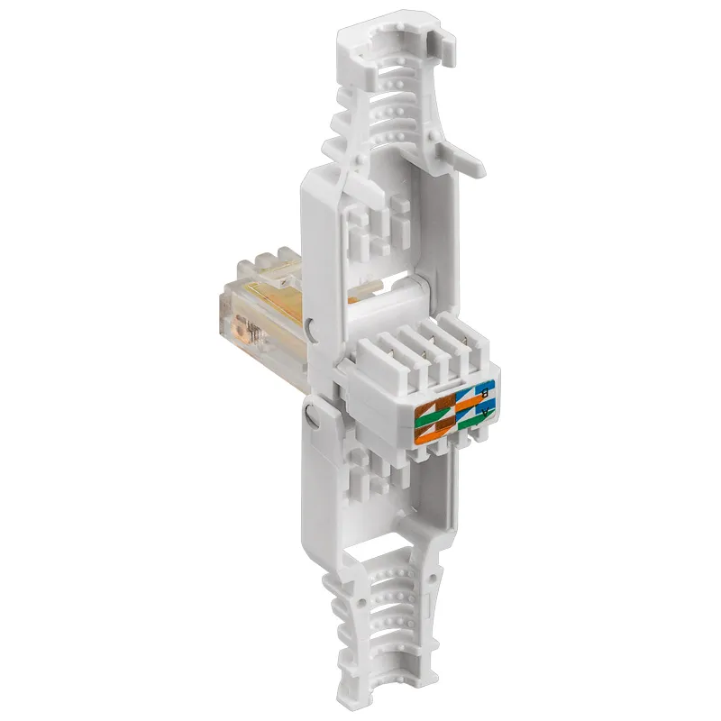  Plug Cat. 5/6 RJ45 Tooless con Copriconnettore