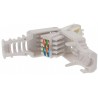  Plug Cat. 5/6 RJ45 Tooless con Copriconnettore