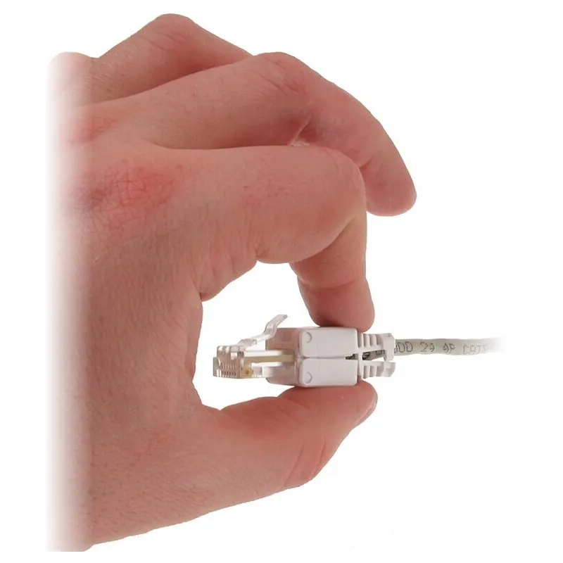  Plug Cat. 5/6 RJ45 Tooless con Copriconnettore