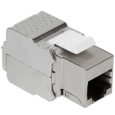 Frutto Keystone RJ45 Cat6A 10Gigabit STP 180&deg; Toolless