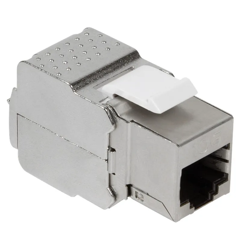 Frutto Keystone RJ45 Cat6A 10Gigabit STP 180&deg; Toolless