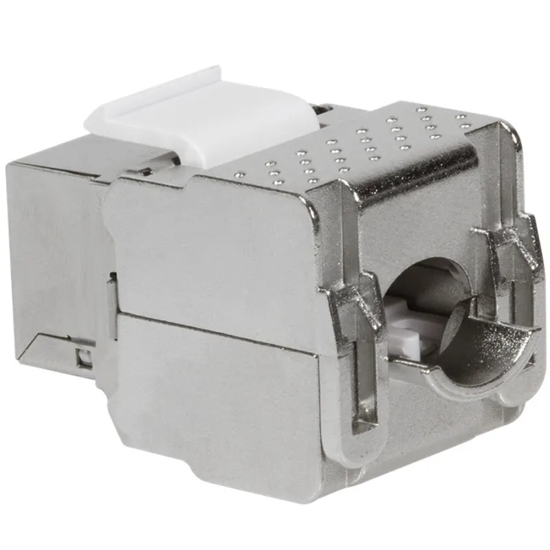 Frutto Keystone RJ45 Cat6A 10Gigabit STP 180&deg; Toolless