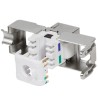 Frutto Keystone RJ45 Cat6A 10Gigabit STP 180&deg; Toolless