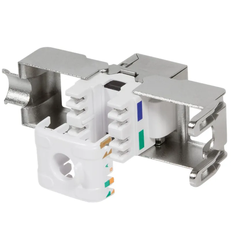 Frutto Keystone RJ45 Cat6A 10Gigabit STP 180&deg; Toolless