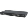 Switch Gigabit 16 Porte Ethernet PoE+ Nero