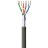 Matassa F/UTP Cavo Cat.5E CCA 100m Flessibile da Esterno Nero