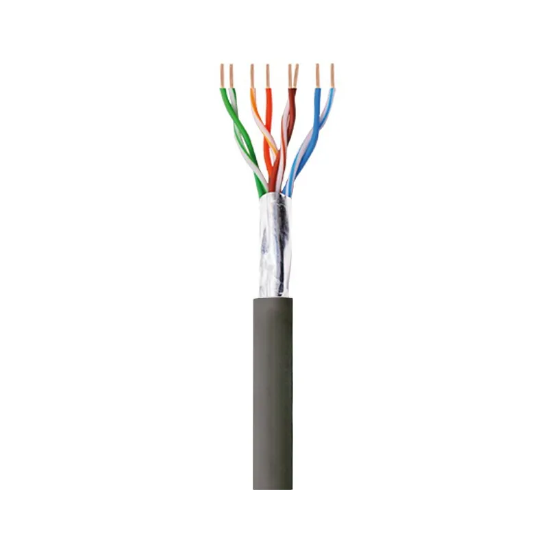 Matassa F/UTP Cavo Cat.5E CCA 100m Flessibile da Esterno Nero