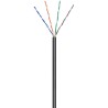 Matassa U/UTP Cavo Cat.5E CCA 100m Flessibile da Esterno Nero