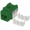 Frutto Keystone RJ45 Cat5e UTP Verde