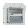 Armadio Rack 19'' a muro 9 unit&agrave; sezione unica prof. 600mm Nero