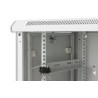 Armadio Rack 19'' a muro 9 unit&agrave; sezione unica prof. 600mm Nero