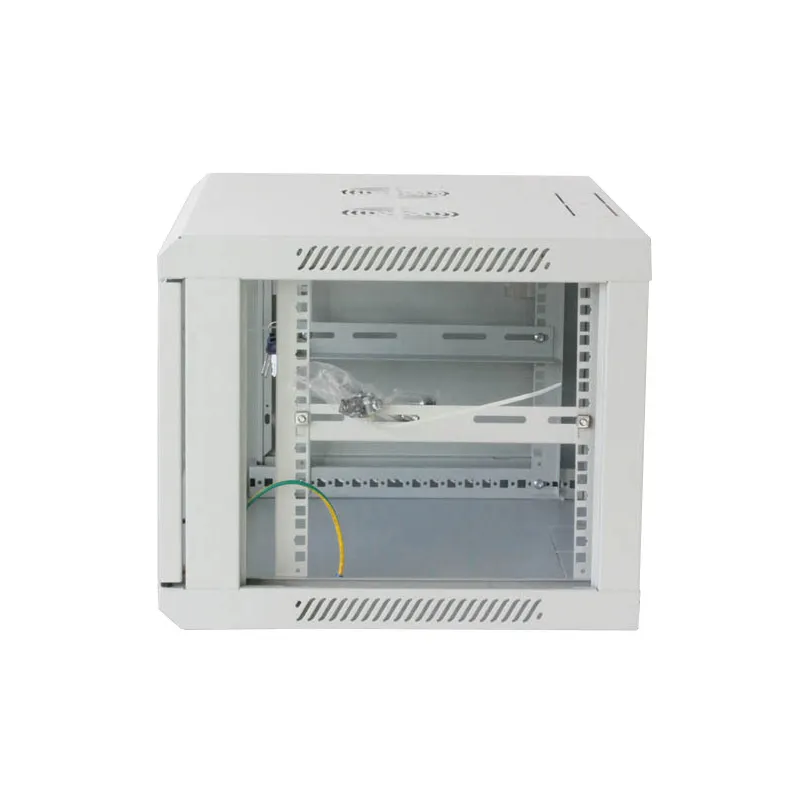 Armadio Rack 19'' a muro 6 unit&agrave; sezione unica prof. 600mm Nero